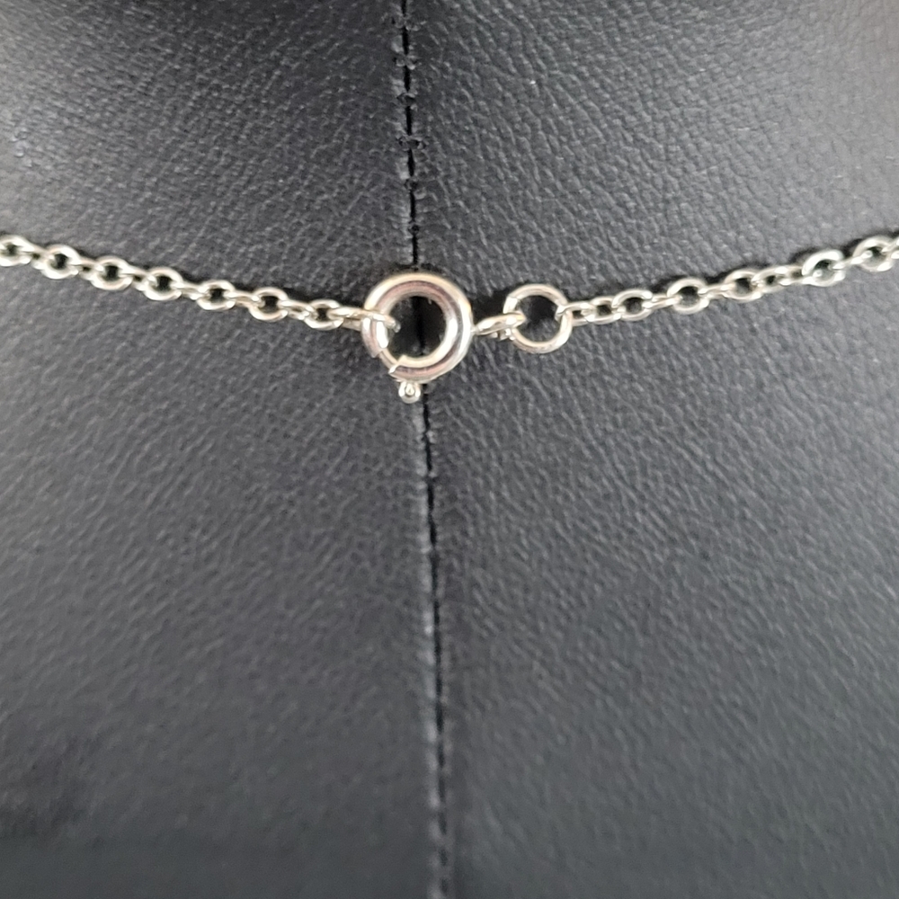 Butterfly Blue Multitonal Blue Center Accent On Silver-tone Butterfly Necklace - Picture 5 of 12